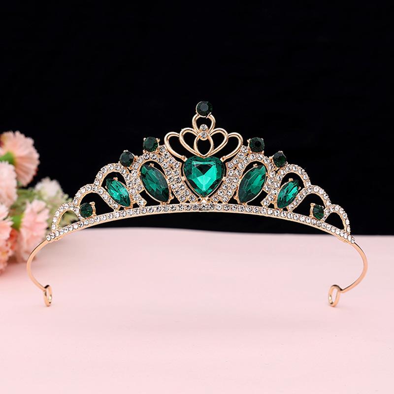 Bridal Crown European and American Baroque Bridal Headwear Birthday Adult Ceremony Crown New Hair Accessories