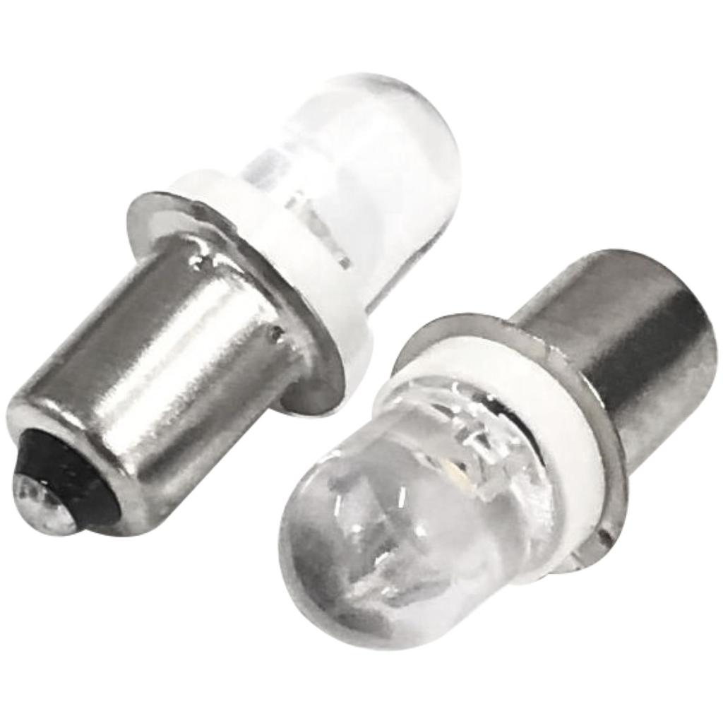 Audiofan P13.5S LED Bulb, 2-Pack, 3V 1W, Replacement LED Bulb for Flashlights, 3000K Warm White