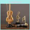 And Classic Violin Saxophone Resin Art Piece For Modern Home And Gift Occasions