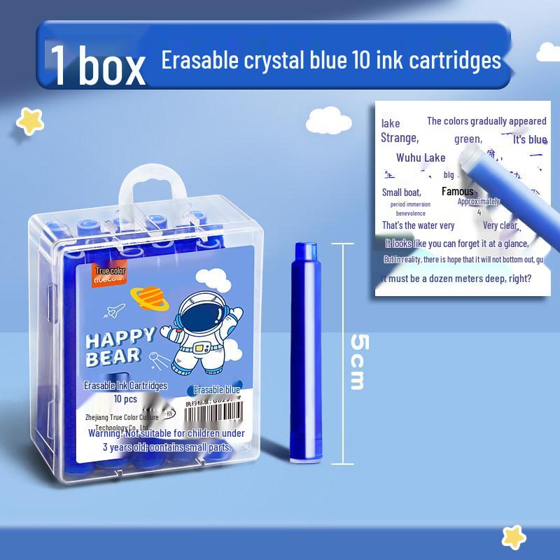 Vibrant Primary School Calligraphy Set: Ergonomic Fountain Pen with Replaceable Cartridge