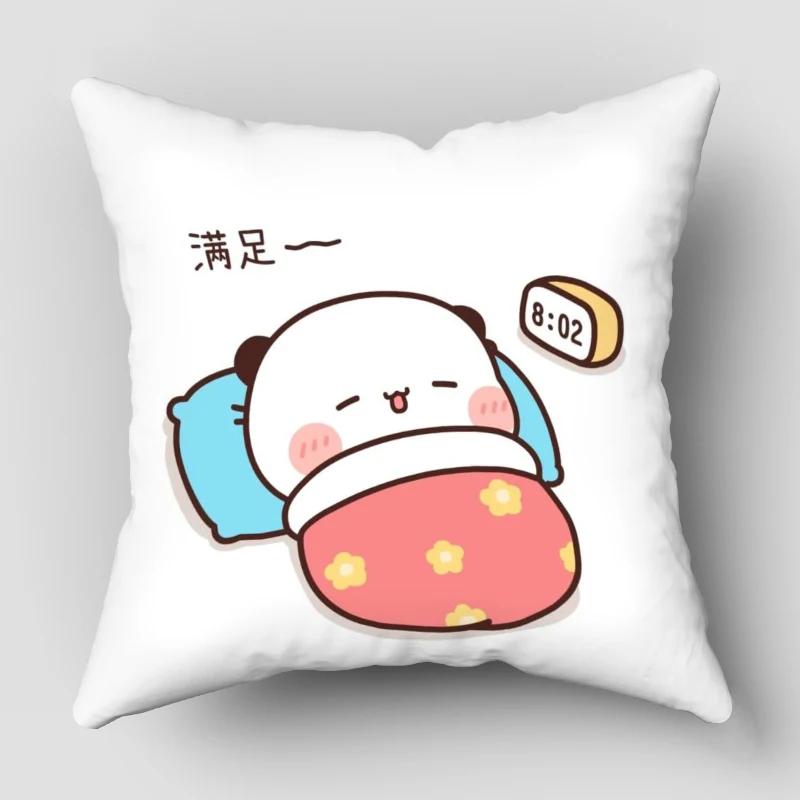 Bear Hug Pillow Case Bubu Dudu Cartoon Series For Home Decorative Pillows Cover Invisible Zippered Throw PillowCases