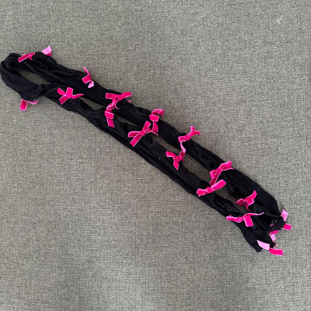 

Women s Gloves Flocking Bow Lace Shawl Hand Cuff Spice Fashion Sun Protection Concealer Lace Gloves Gothic DIY Shawl