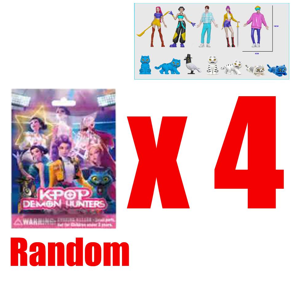 1-24 Stück/Set Kpop Dämonenjäger Actionfigur Spielzeug Derpys Tiger Rumi Mira Zoey Sussy Figur Puppe Fans Überraschungsgeschenk Blindbox