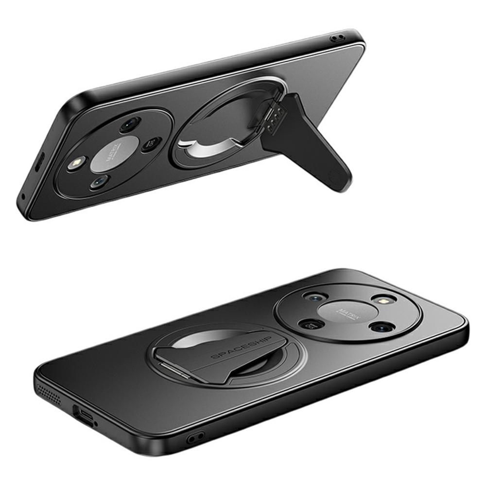 Schutzhülle für Honor X70 5G, kompatibel mit MagSafe, verstecktem Ständer, mattes, hautfreundliches PC-TPU-Gehäuse