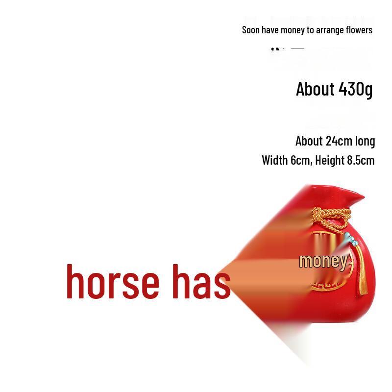 Junshi Horse Year Wealth Figurine