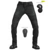 Mens Motorcycle Riding Pants With CE Armor Protection Slim Fit Stretchable Biker Jeans