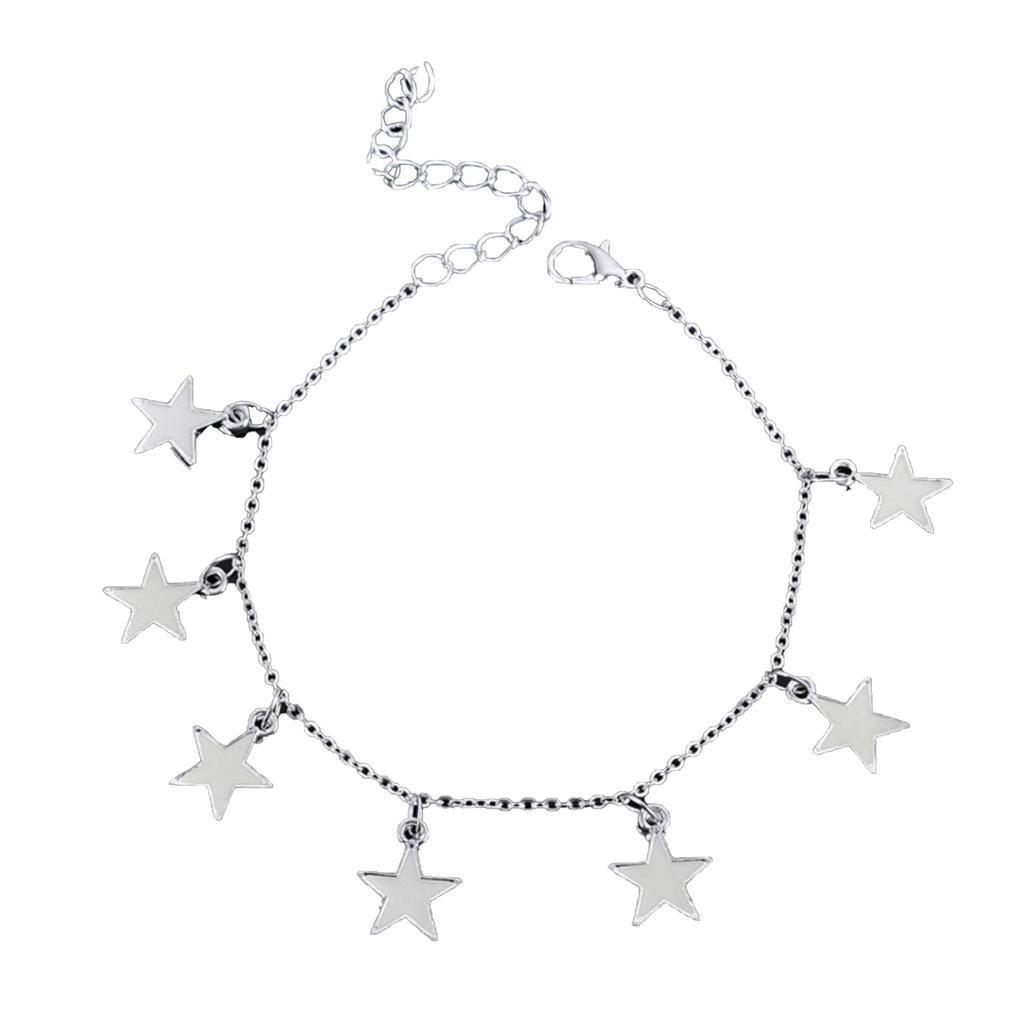 Little Star Heart Flower Glow in the Dark Ankle βραχιόλι Γυναικεία κοσμήματα Anklet