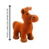 Fluffy Tail Pony Plush Toys Long Mane Cartoon Horse Stuffed Toy  Easter Gifts