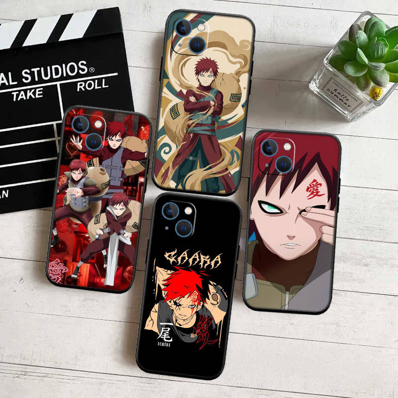 MH97 Naruto Gaara Phone Shell for Samsung S20 S21 S22 S23 S24 FE Ultra Plus Lite S21S A55 A07 A17 F06 F16 M06 M16 M56 A36 A37 A57