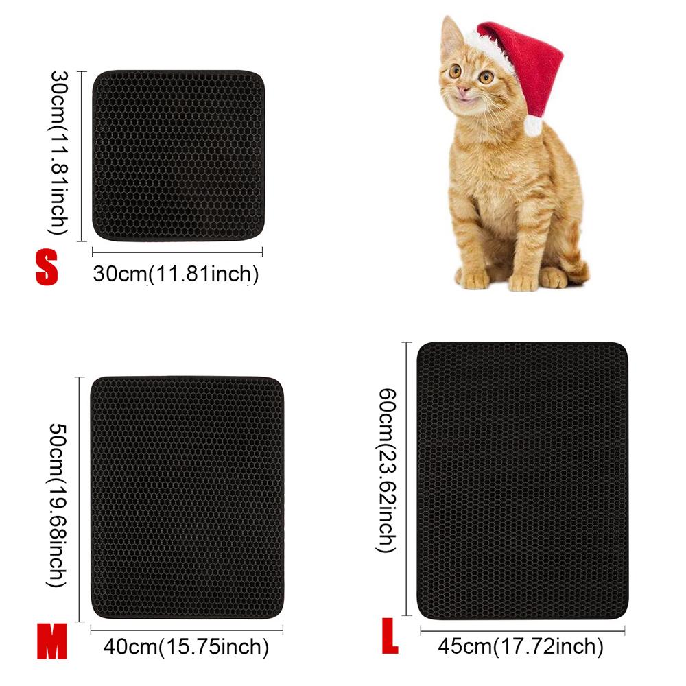 Traps litter from cats paws and litter from box