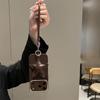 Niche Ins Dark Brown Moon Pit Pattern Star Hand Rope Apple 16promax Mobile Phone Case IPhone14/13 Anti-drop 15