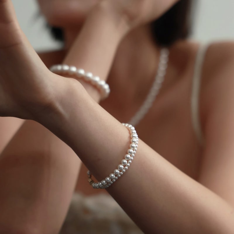 Less Is More 5mm Pearl Bracelet