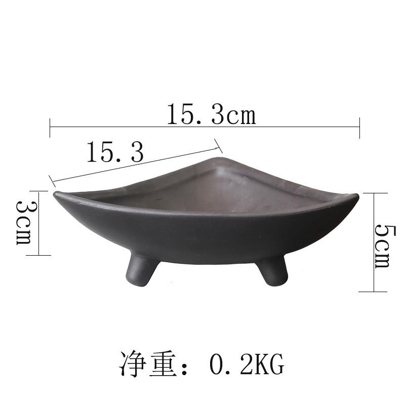 Creative Personality Wenzhu Special Ceramic Flower Pot Plant Indoor Micro Landscape Purple Sand Fortune Tree Potted Decoration