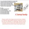 gnhct10 2pcs car door LED high-definition welcome lamp projection lamp is suitable for BMW original standard LOVE M floor lamp.