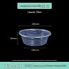 Disposable Round Plastic Food Containers with Lids