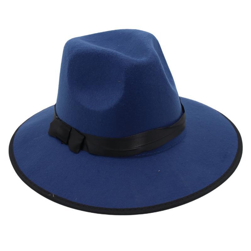 Top Hat Jazz Hat Male And Female Knight Hat Felt Hat Nostalgic Wool Hat Shanghai Beach Gambler Hat
