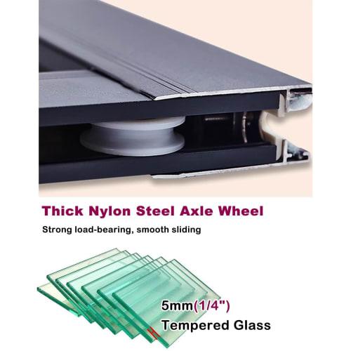 Brown Aluminum Sash Window with Frame and Screen, Horizontal Sliding Shed Window for Barn, Dormer, Shed, Treehouse, or Trailer, Basement Sliding Windo