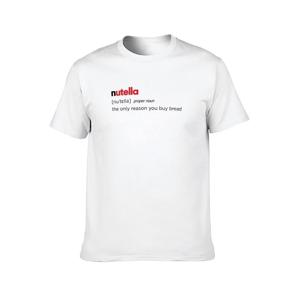 nutella definition, nutella addiction, nutella lover T-Shirt anime t shirts oversize t shirts for man slim fit T-Shirt