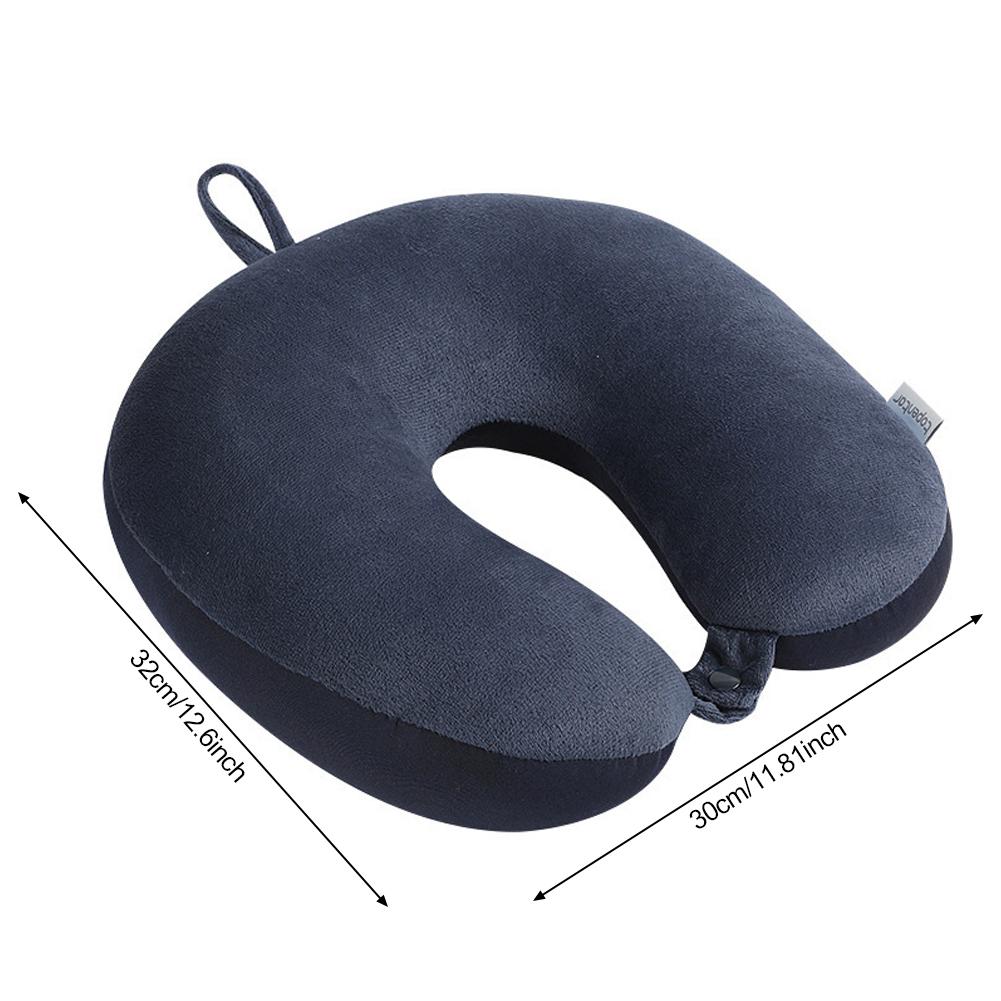Car Neck Pillows Soft Memory Foam Travel Pillow with Foam Particles for Comfort On Airplanes Cars and Home Office Use Stuffed Toy