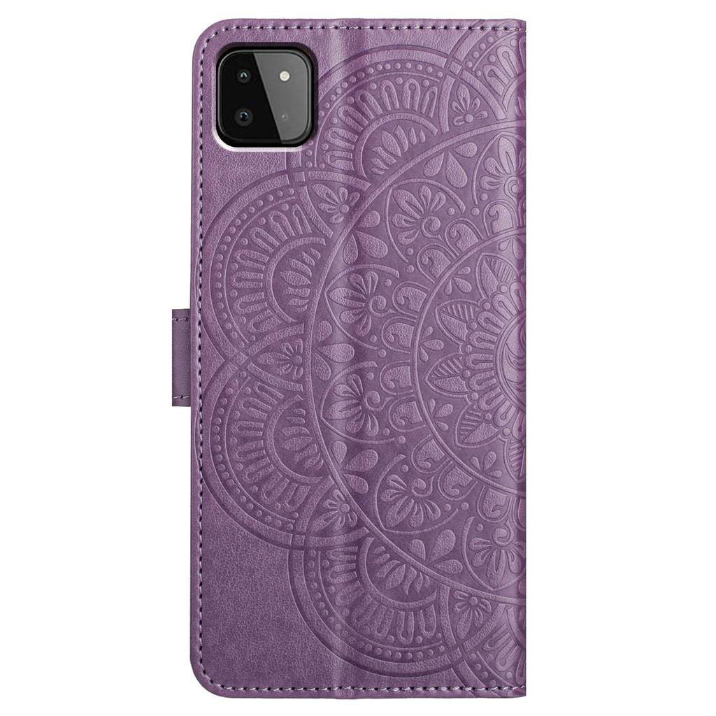 Pentru Samsung Galaxy A22 5G (Versiunea UE) Husă Telefon Piele PU Stand Portofel