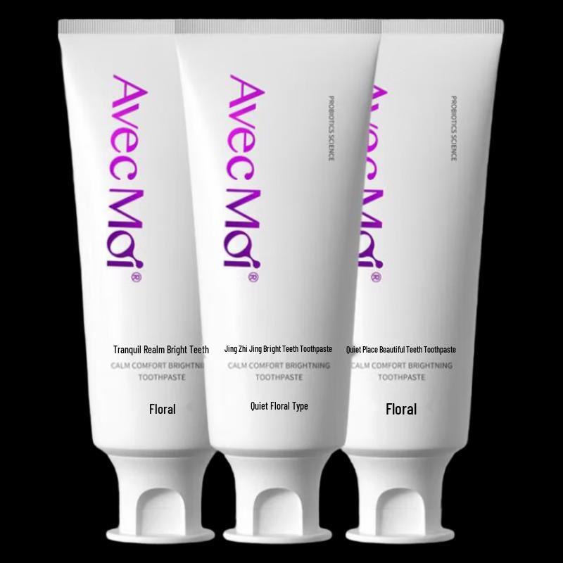 Avec Moi Quiet Realm Brightening Toothpaste 3-Pack