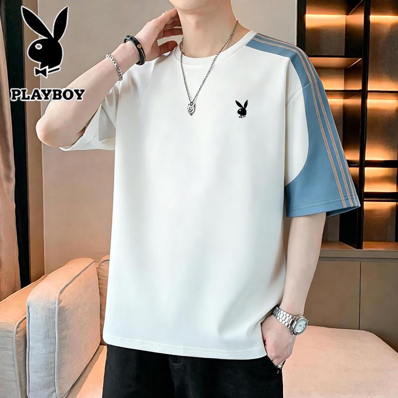 Мужская футболка с коротким рукавом PLAYBOY 5XL хаки