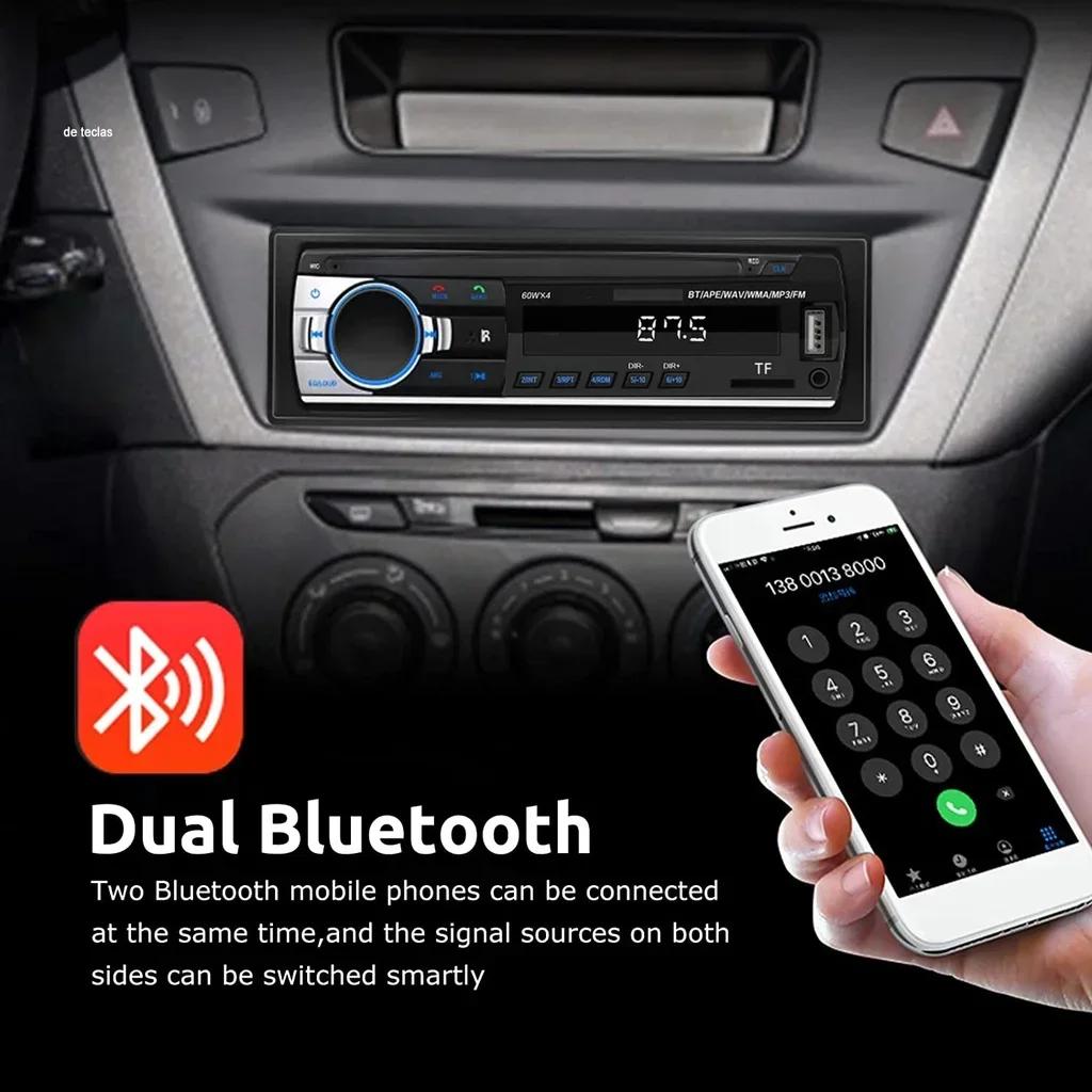 Car Mp3 Player Stereo Radio FM Input Receiver Car Sound System USB Factory Direct Sales Card Insertion Radio with Car Bluetooth