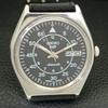VINTAGE SEIKO 5 AUTOMATIC 6309A JAPAN MENS BLACK COLOR DIAL WATCH A701520-5 R206b-a701520