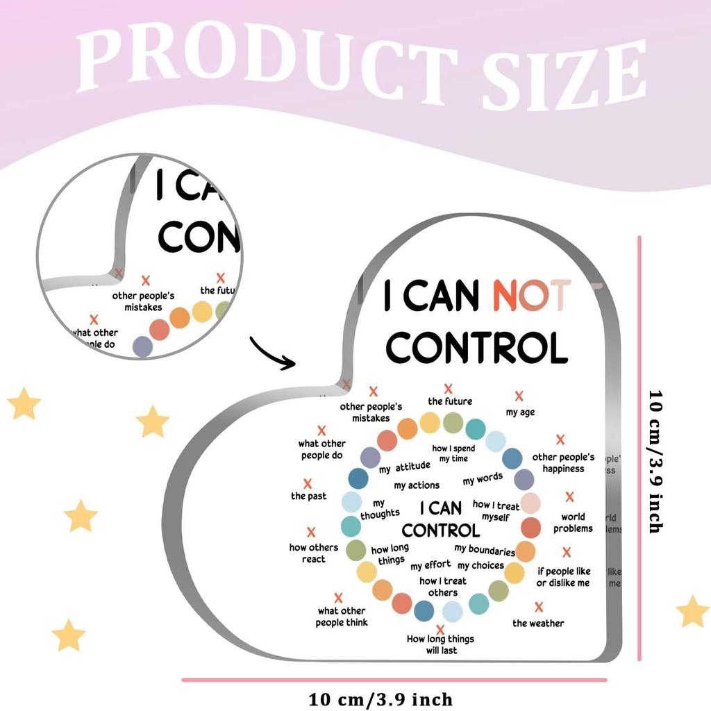 Mental Health Decor, Psychotherapy Affirmations Heart Acrylic Sign, Therapy & Counseling Office Decor, School Counselor Sign