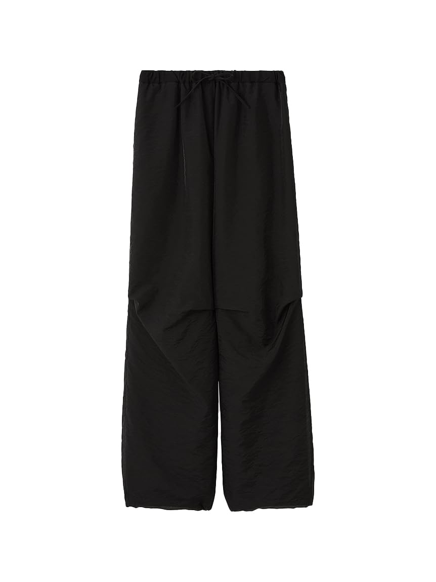 

Прозрачные удобные брюки MWFP251041 BLK [Miesloe] женские чёрный