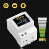 Rail AC Display D52-2066 40-300V 100A / Digital Ammeter, Voltmeter, Wattmeter With External