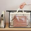 3 Stück Hängende Handtaschen-Aufbewahrungstasche Tragbare Staubdichte Tasche für Kleiderschrank