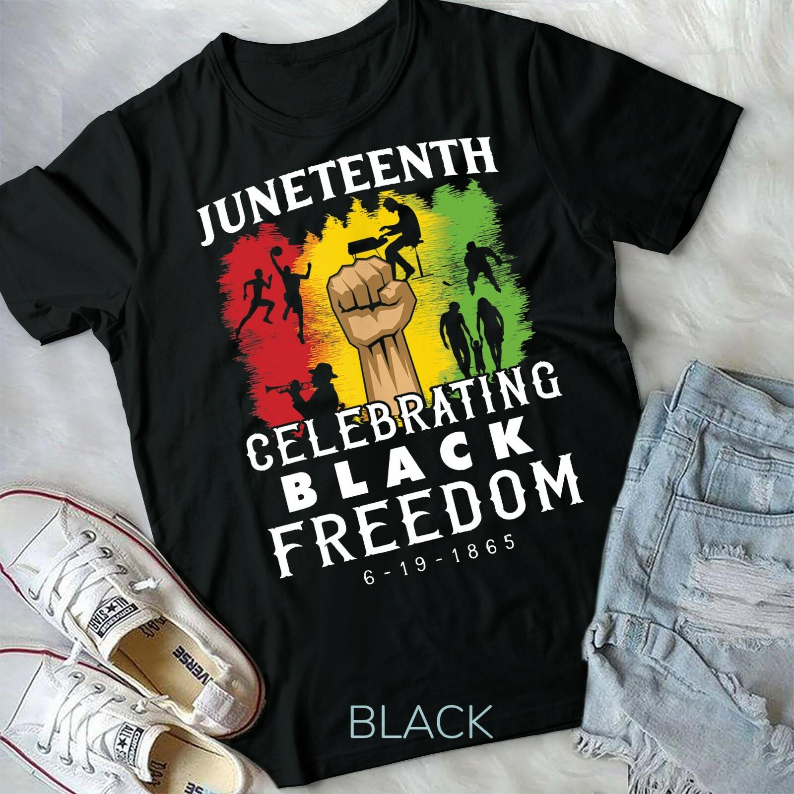 Juneteenth Celebrate Black Freedom Unisex Youth T-shirt XXXXL