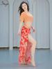 French Belly Dance Costume - Mesh Performance & Practice Set for Girl Groups