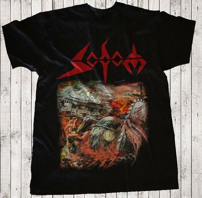 Unisex Shirt Cotton Oversize Large Size New Shirt SODOM In War and Pieces Band Member Tshirt S234XL NG1952
