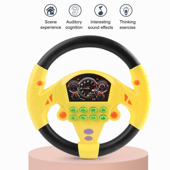 Fashion Auditory Cognition Brain Development Early Education Machine Kids Small Steering Wheel Toy for Children