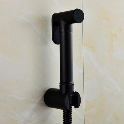 Brass Black Handheld Bidet Sprayer Set Spray Gun Shower Handheld Toilet Bidet Faucet Portable Bidet Sprayer Shower Set