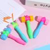 10 Stück Kinder BB Hammer Quietschhammer Spielzeug Plastik Klopfhammer Bunter Pädagogischer Hammer