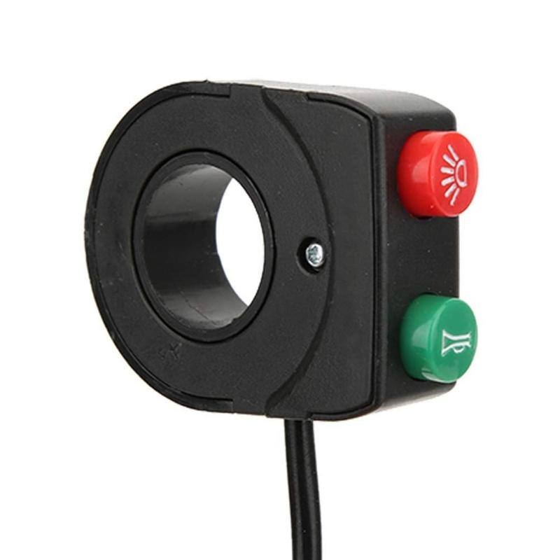 Bicycless LED Light Horn Button Scooter Horn Headlight Switches Electric Bicycles Headlight Horn Turn Signal Light