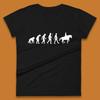 Horse Riding Evolution Equestrian Horse Racing Jockey Womens Tee T Shirt Mens Tops Unisex Top