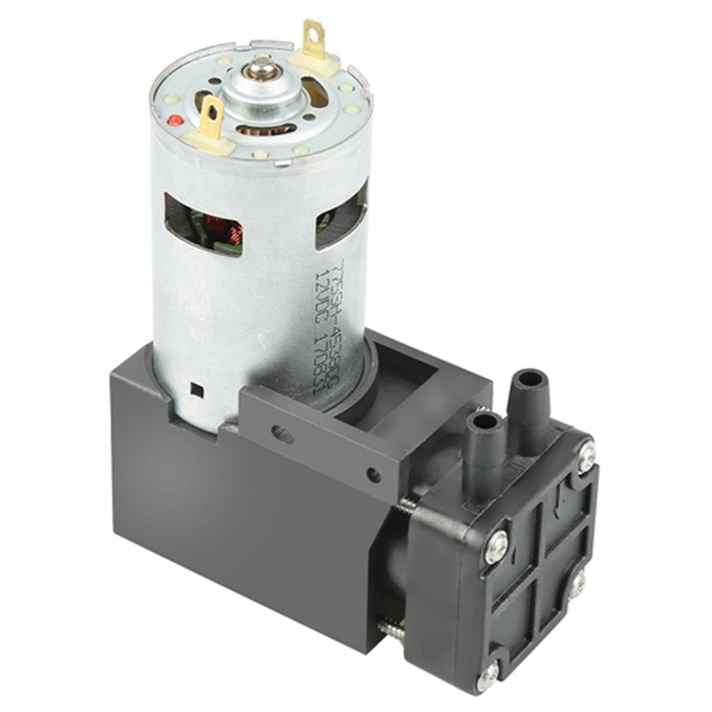 12V Small Oilless Vacuum Pump, 42W, 40LCelsiusmin, for Vacuum Adsorption Automation Equipment, Packaging Machines
