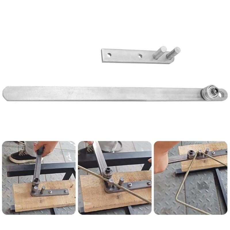 High Carbon Steel Manual Metal Rod Bender For U Shape Right Angle Bending Smooth Operation Low Noise DIYer Craft Tool