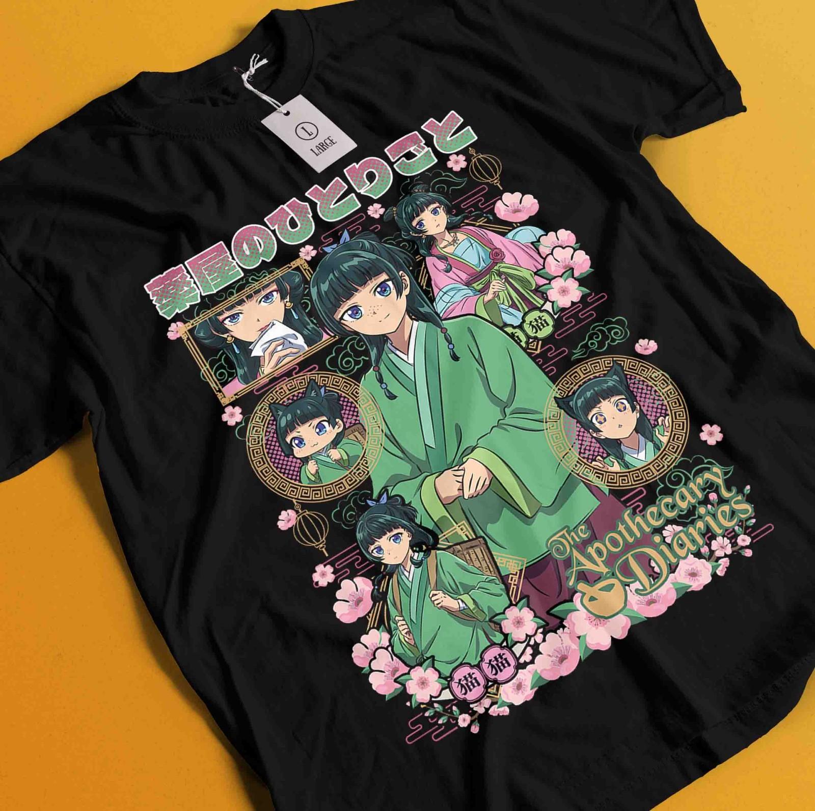 

The Apothecary Diaries Shirt Gyokuyou Lihua Tshirt Maomao T-Shirt Mens Womens Tees Top Jinshi Tee 4XL