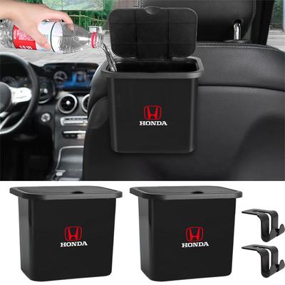 DNFC9 Car Trash Can Seat Back Hanging Storage Box Phone Holder Rubbish Can For Fit Jazz City Odyssey Jazz Mugen CRV Accord Civic