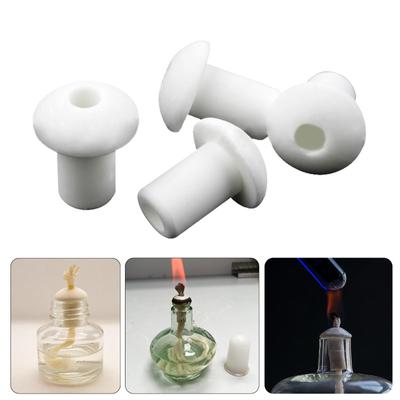 Pack Of 30 Ceramic Wick Holders for Oil Lamp Convenient Porcelain Alcohols Lamp Wick Stands Practical Wick Accessories