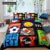 Tennis Ball Duvet Cover Set Sports Game Themed Bedding Set Twin Size For Boys Teens Adult Tennis Racket Ball Comforter Cover