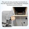 Extends Loft Stair Pull Hook Kit Attic Pull Down System Hook Set  For Home,Loft Hotel