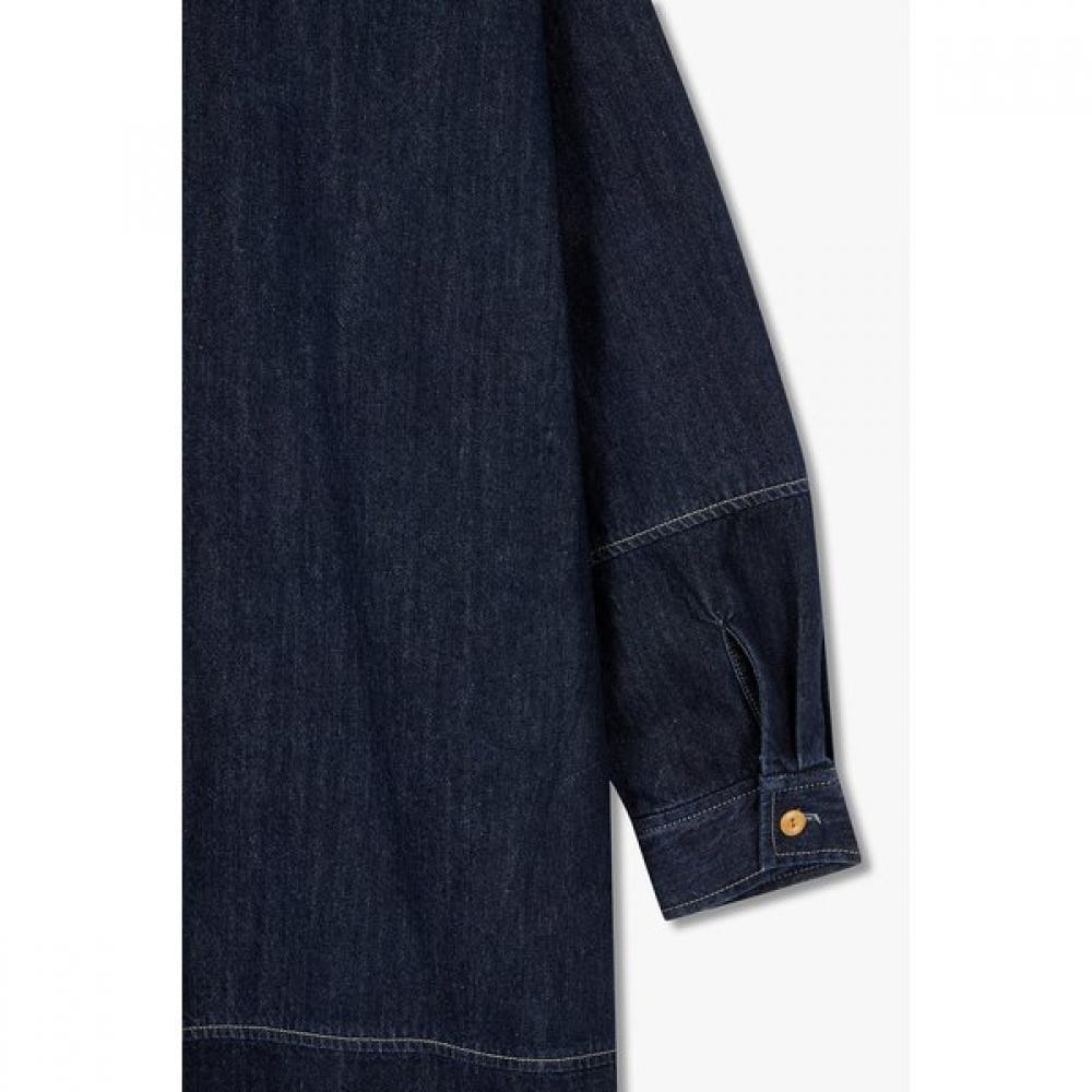 STUDIO TOMBOY Collar Neck Tunic Denim Dress  9106141101ct 