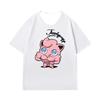 Poké mon Jigglypuff Tränings T-shirts med korta ärmar för män och kvinnor i andra sommarvågen märke parkläder.
