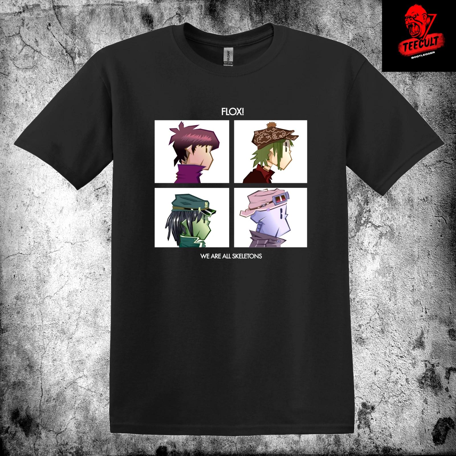 Men s and Women s T-shirts Gorillaz | We Are All Skeletons Music Tee Unisex Heavy Cotton XXL